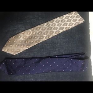 Bundle of 2 designer Thomas PINK ties